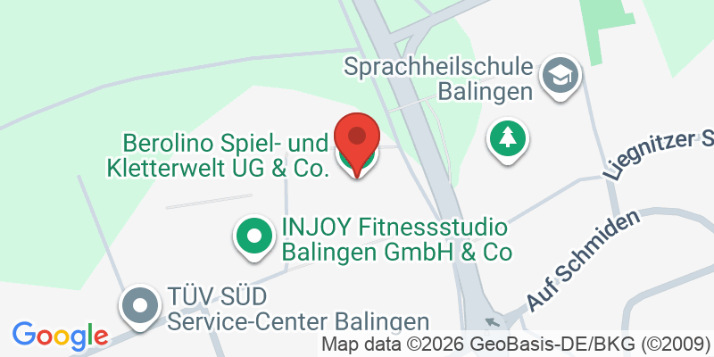 Mapa de la ubicación de Berolino play and climbing world UG & Co. KG