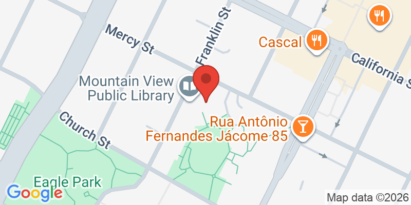 Mapa de la ubicación de Mountain View Public Library