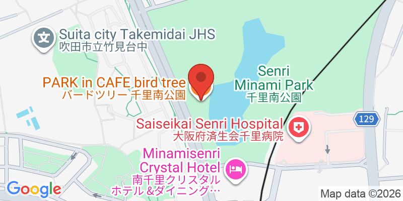 Mapa de la ubicación de PARK in CAFE bird tree