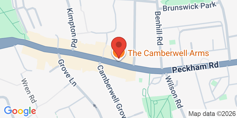 Mapa de la ubicación de The Camberwell Arms