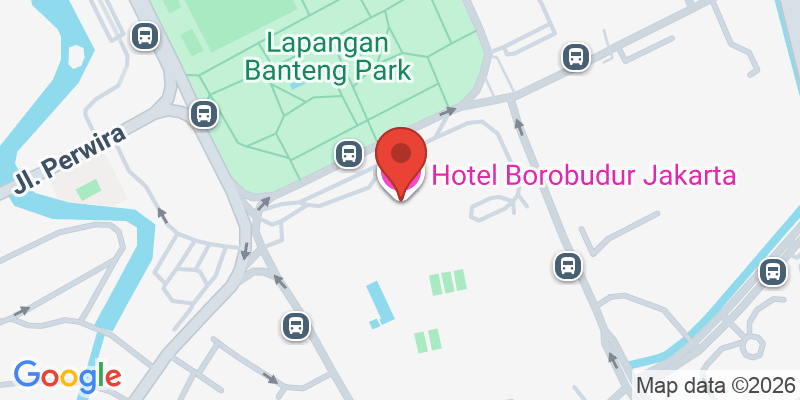 Mapa de la ubicación de Hotel Borobudur Jakarta