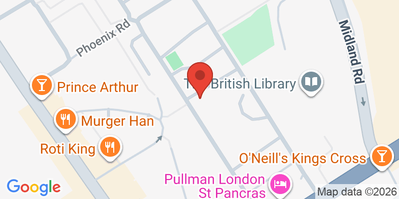 Mapa de la ubicación de The Somers Town Coffee House