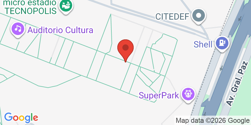 Mapa de la ubicación de Tecnópolis