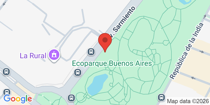 Mapa de la ubicación de Ecoparque
