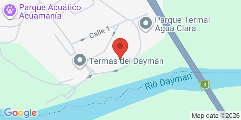 Mapa de la ubicación de Hotel Vacacional Dayman