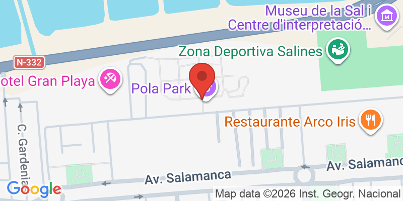 Mapa de la ubicación de Pola Park