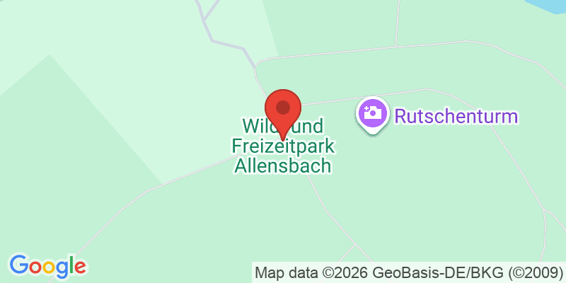 Mapa de la ubicación de Wildlife and Leisure Park Allensbach