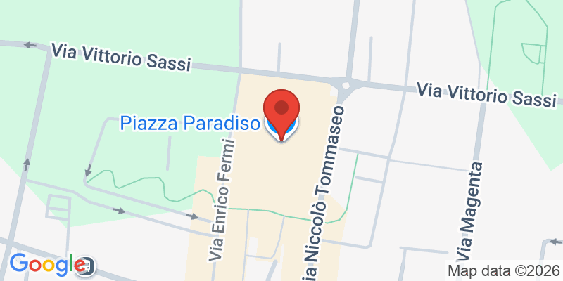 Mapa de la ubicación de Piazza Paradiso