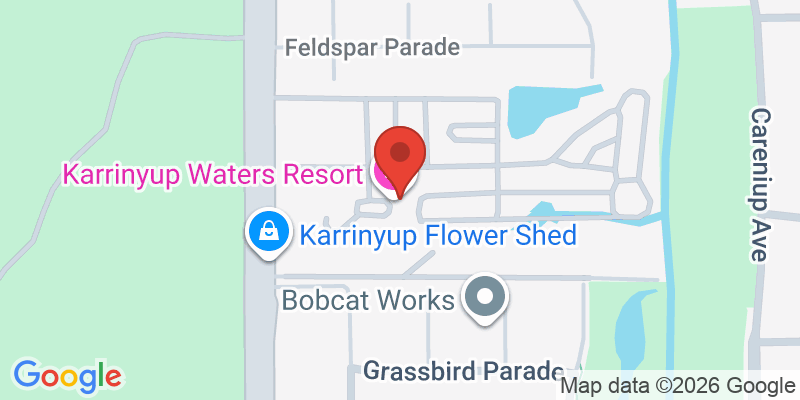 Mapa de la ubicación de Karrinyup Waters Resort