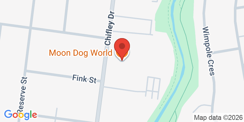 Mapa de la ubicación de Moon Dog World