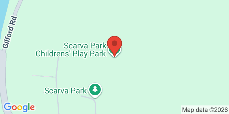 Mapa de la ubicación de Scarva Park Childrens' Play Park