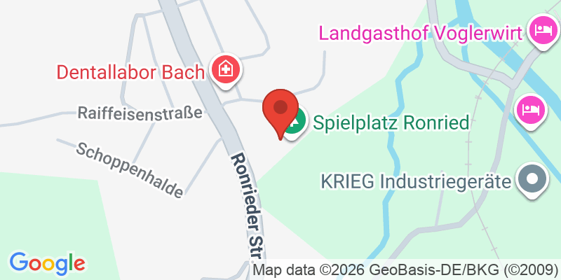 Mapa de la ubicación de Spielplatz Ronried