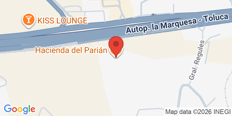 Mapa de la ubicación de Hacienda del Parián