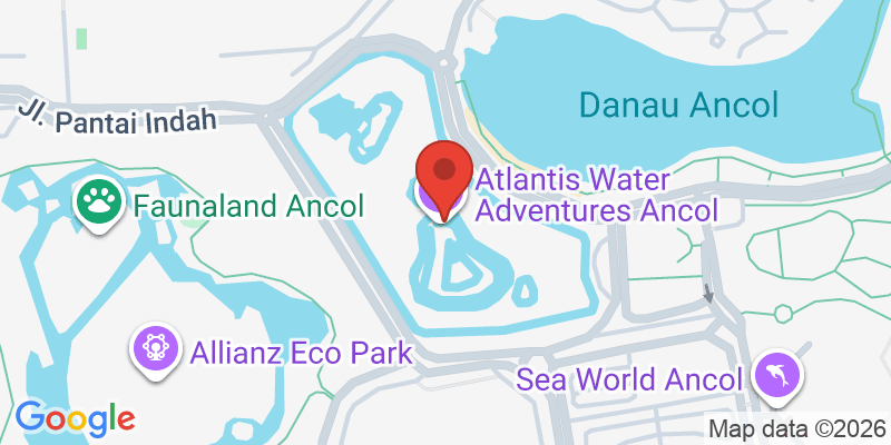 Mapa de la ubicación de Atlantis Water Adventures Ancol