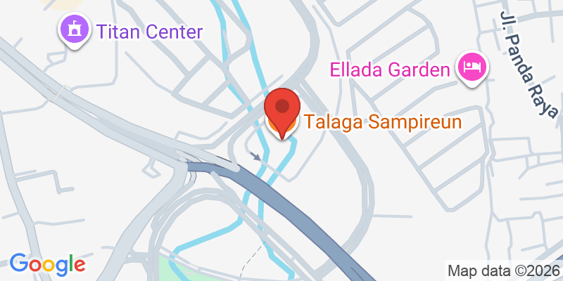 Mapa de la ubicación de Talaga Sampireun - Bintaro