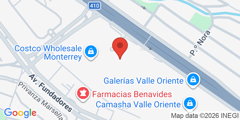 Mapa de la ubicación de KidZania Monterrey