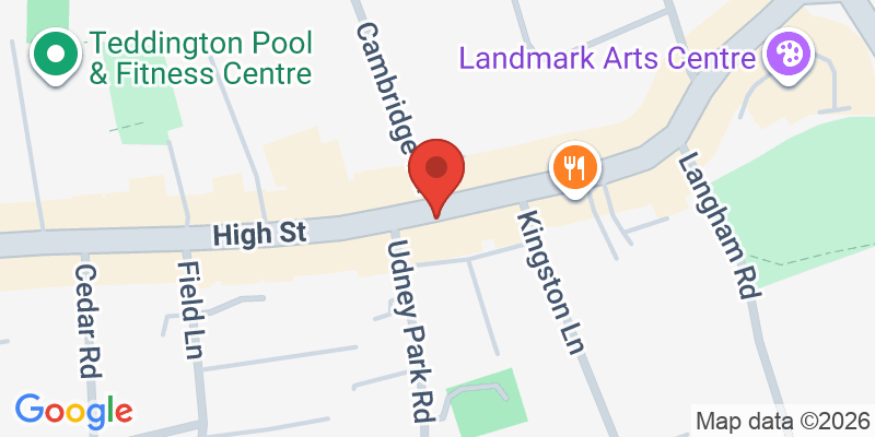 Mapa de la ubicación de The Fallow Deer Cafe