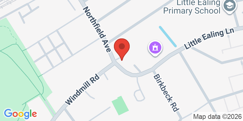 Mapa de la ubicación de The Plough Inn, Ealing