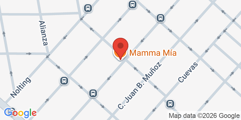 Mapa de la ubicación de Mamma Mía