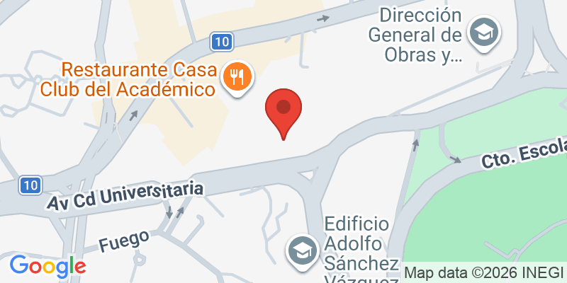 Mapa de la ubicación de Restaurante Casa Club del Académico