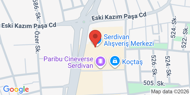 Mapa de la ubicación de Serdivan Shopping Center