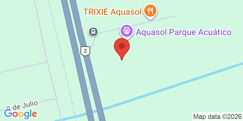 Mapa de la ubicación de Aquasol Parque Acuático