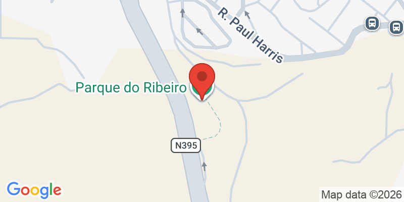 Mapa de la ubicación de Parque do Ribeiro