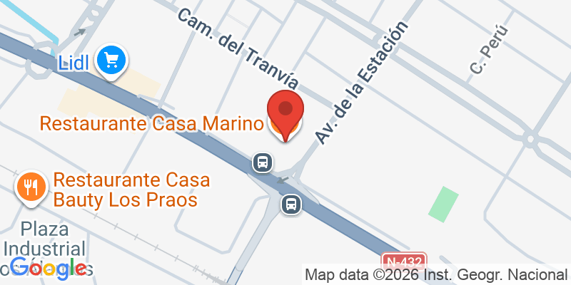 Mapa de la ubicación de Restaurante Casa Marino