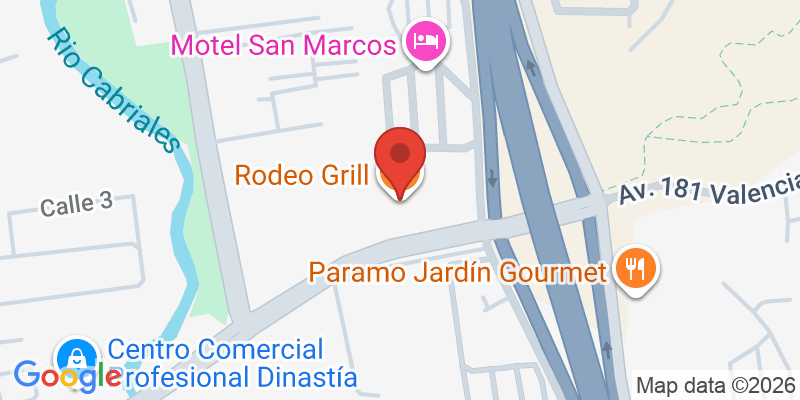Mapa de la ubicación de Rodeo Grill