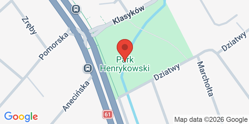 Mapa de la ubicación de Park Henrykowski