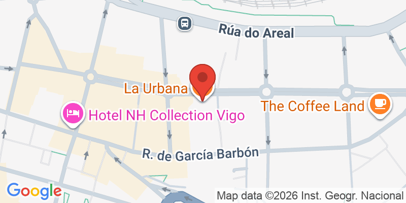 Mapa de la ubicación de La Urbana