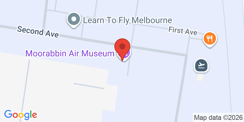 Mapa de la ubicación de Moorabbin Air Museum
