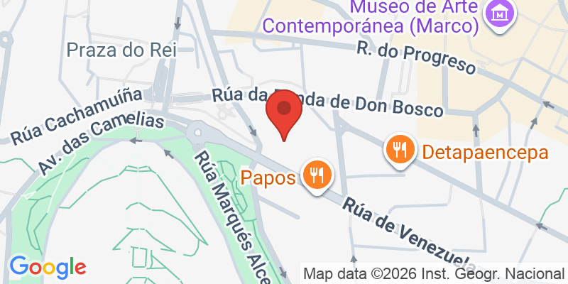 Mapa de la ubicación de Centro Xuvenil Abertal