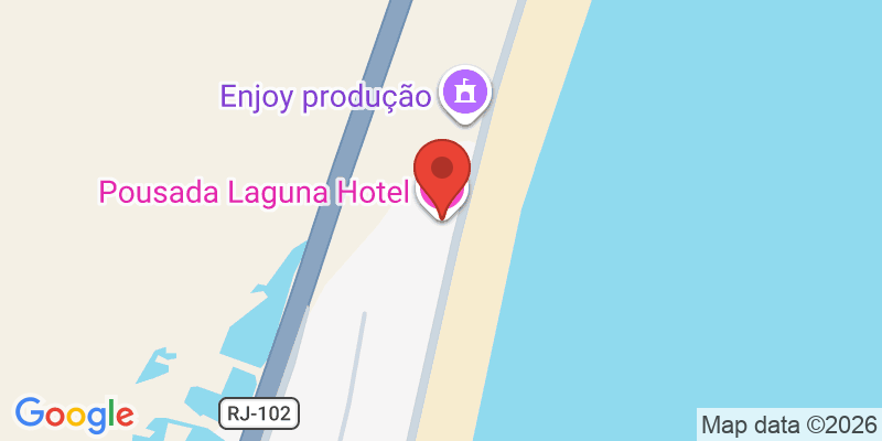 Mapa de la ubicación de Pousada Laguna Hotel