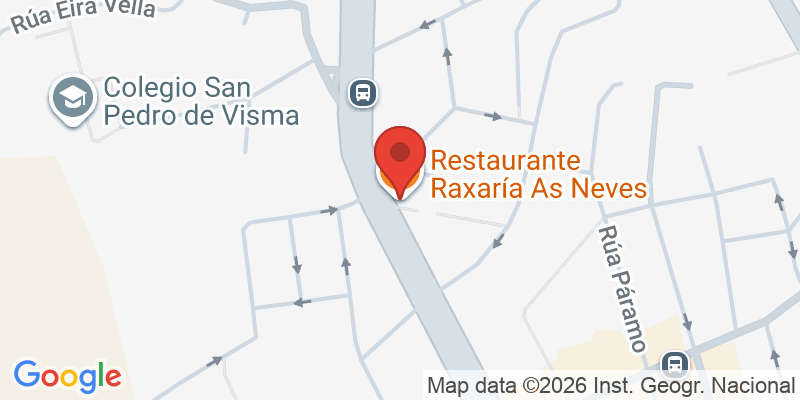 Mapa de la ubicación de Restaurante Raxaría As Neves