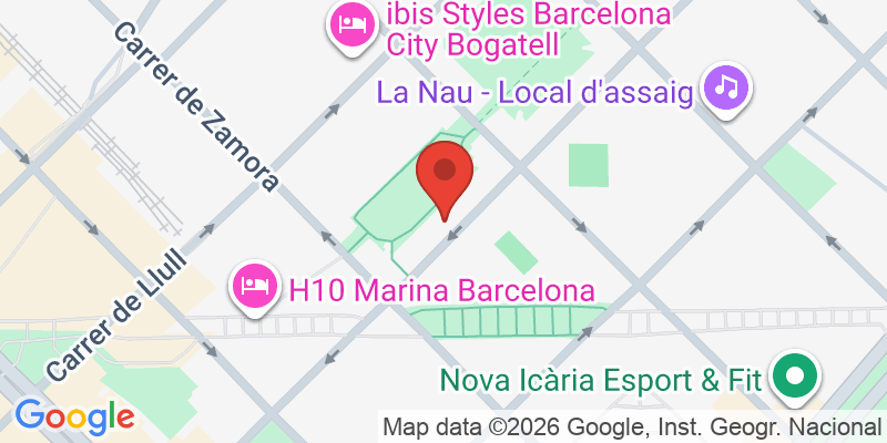 Mapa de la ubicación de Little Tribe Barcelona