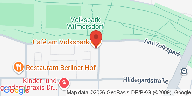Mapa de la ubicación de Café am Volkspark