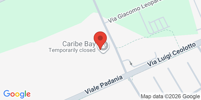 Mapa de la ubicación de Caribe Bay