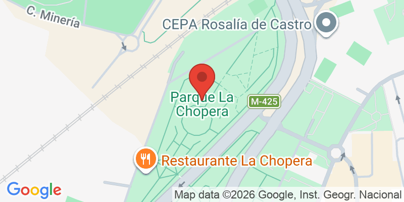 Mapa de la ubicación de Parque La Chopera