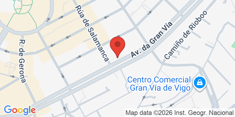 Mapa de la ubicación de Muebles Qka - Vigo