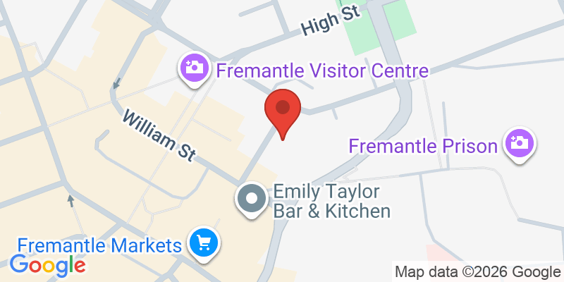 Mapa de la ubicación de Old Courthouse Fremantle