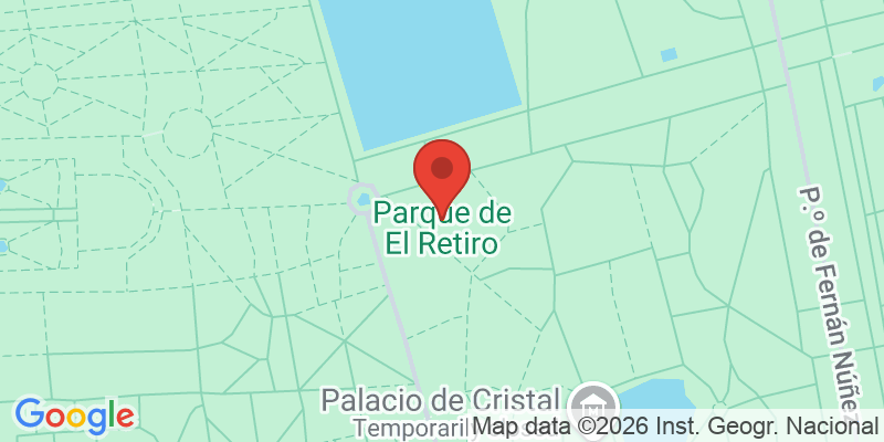 Mapa de la ubicación de Parque de El Retiro