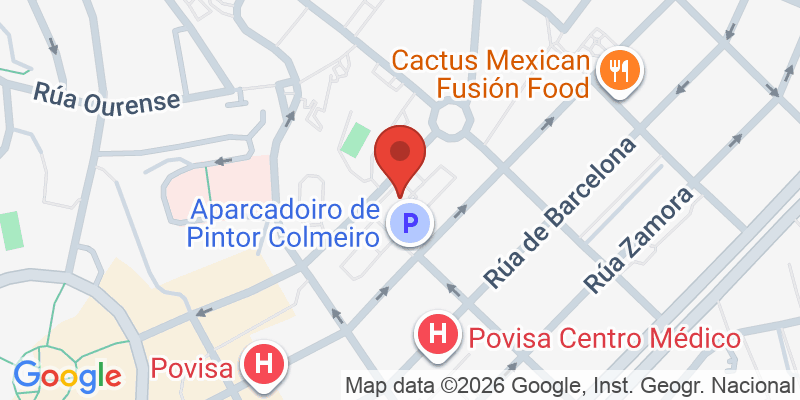 Mapa de la ubicación de Parque Infantil Pintor Colmeiro