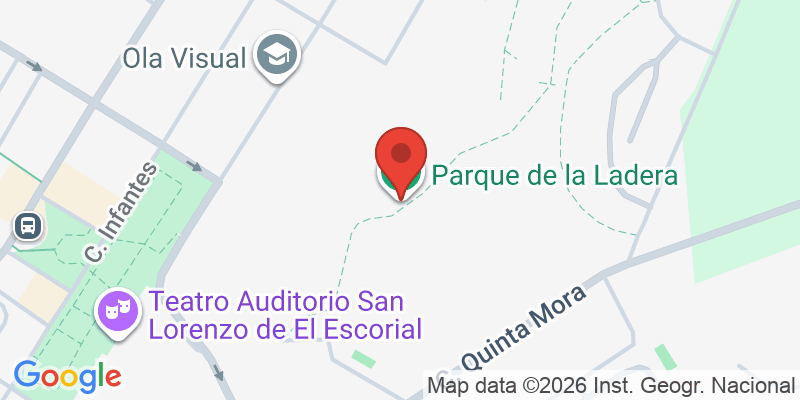 Mapa de la ubicación de Parque de la Ladera