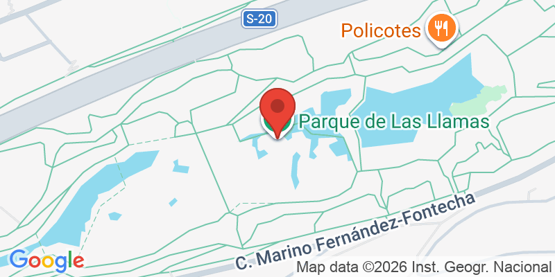 Mapa de la ubicación de Parque Atlántico de Las Llamas