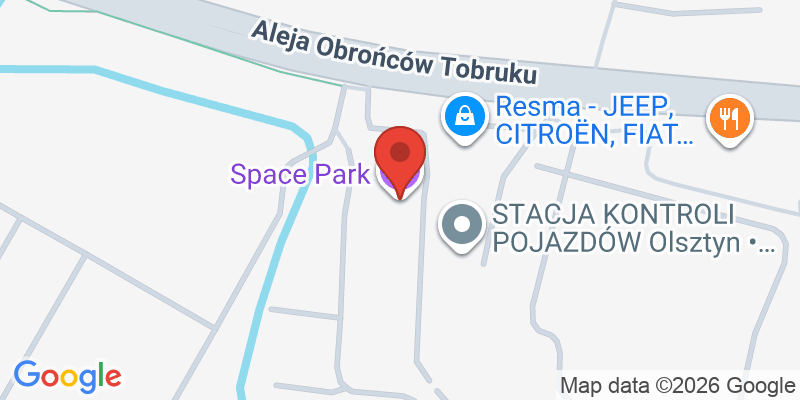 Mapa de la ubicación de Space Park