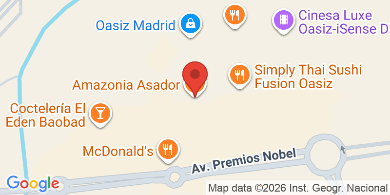 Mapa de la ubicación de Amazonia Asador