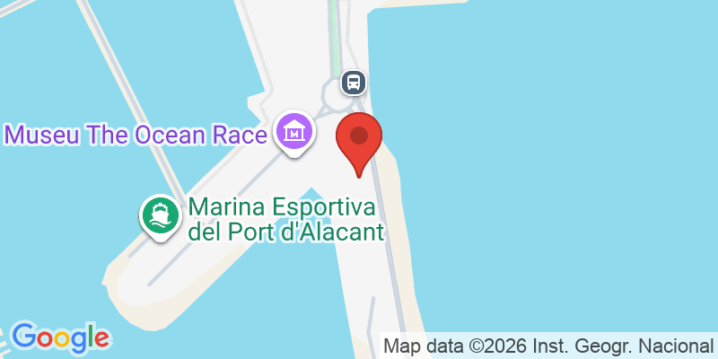 Mapa de la ubicación de Mandarina garden - Espacio Sala Atelier San Vicente