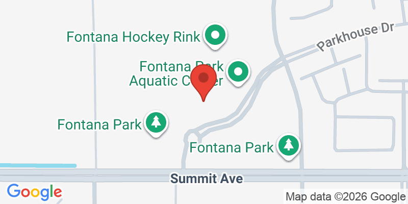 Mapa de la ubicación de Fontana Park Aquatic Center