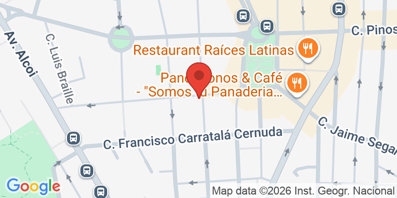 Mapa de la ubicación de Parque infantil colorines